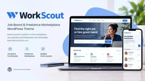 WorkScout Job Board & Freelance Marketplace WordPress Theme 4.1.10