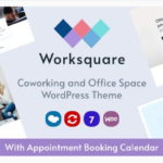 Worksquare Coworking and Office Space WordPress Theme 1.30