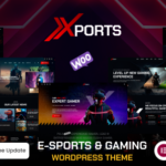 Xports eSports and Gaming WordPress Theme 1.1.0