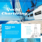 Yachting Responsive Website Template 1.0